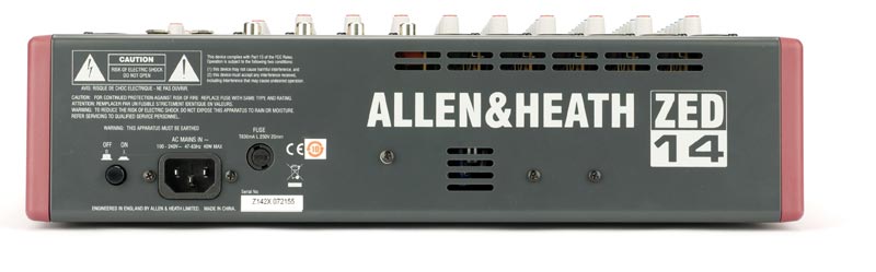 ALLEN-HEATH ZED-14 ALLEN-HEATH ZED-14