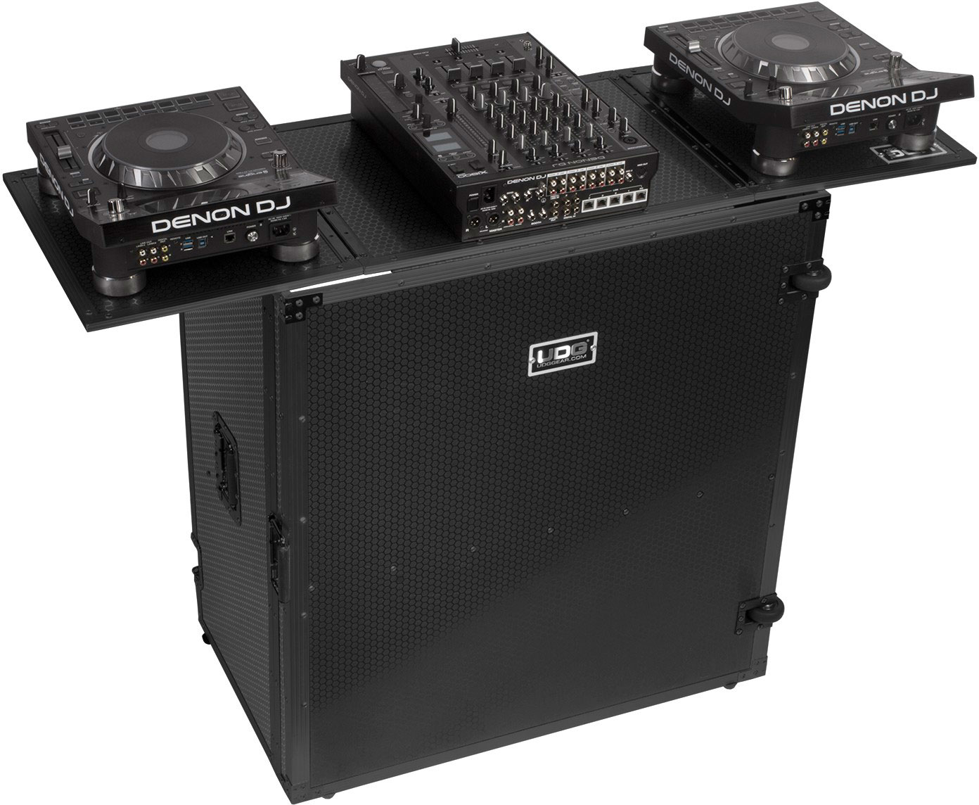 U91049BL - UDG ULTIMATE FOLD OUT DJ TABLE BLACK PLUS (WHEELS)