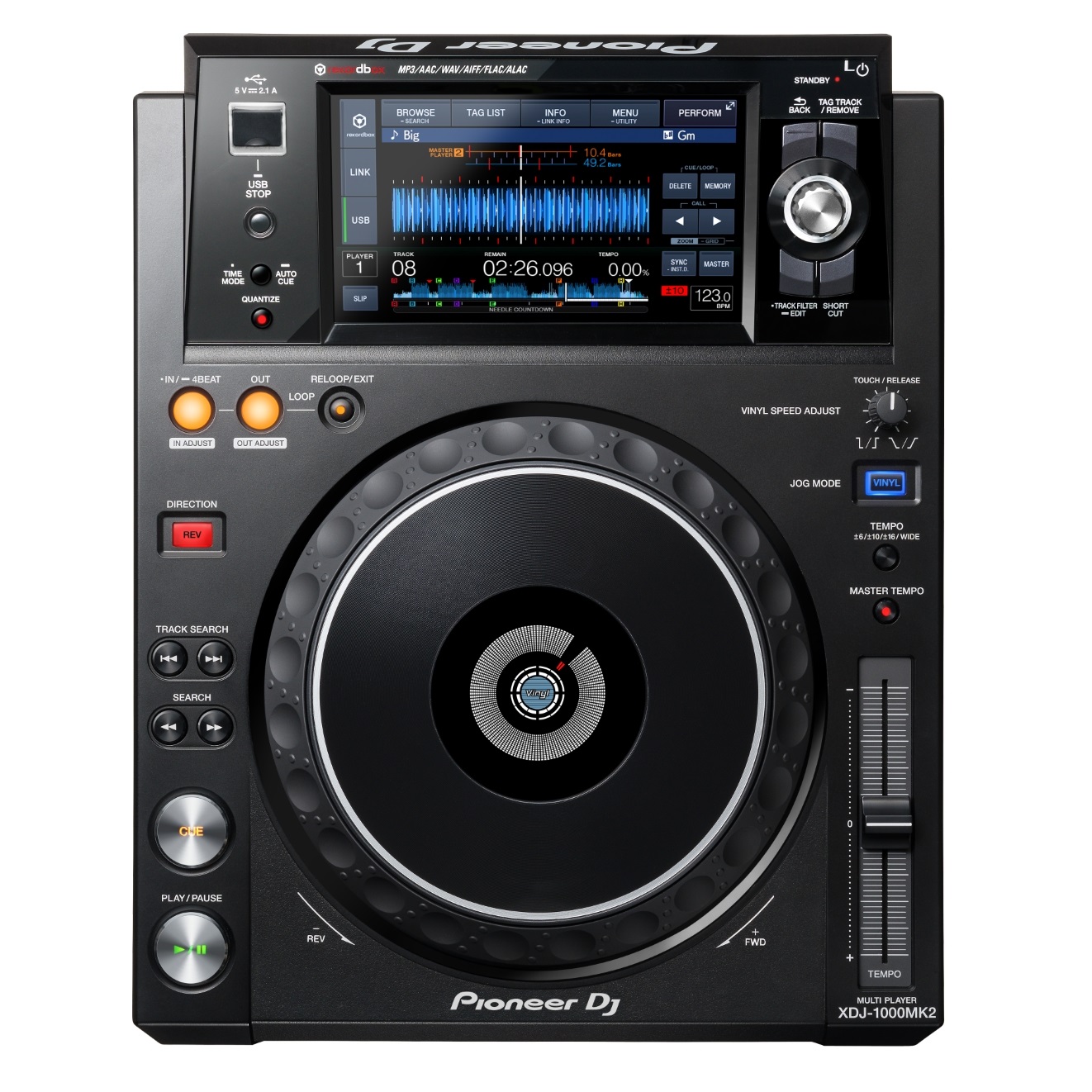 Reproductor USB PIONEER DJ XDJ-1000MK2