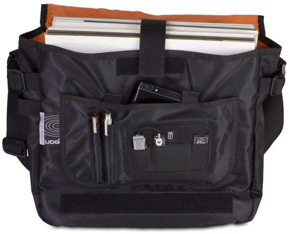 U9450BL/OR - ULTIMATE COURIERBAG  BLACK