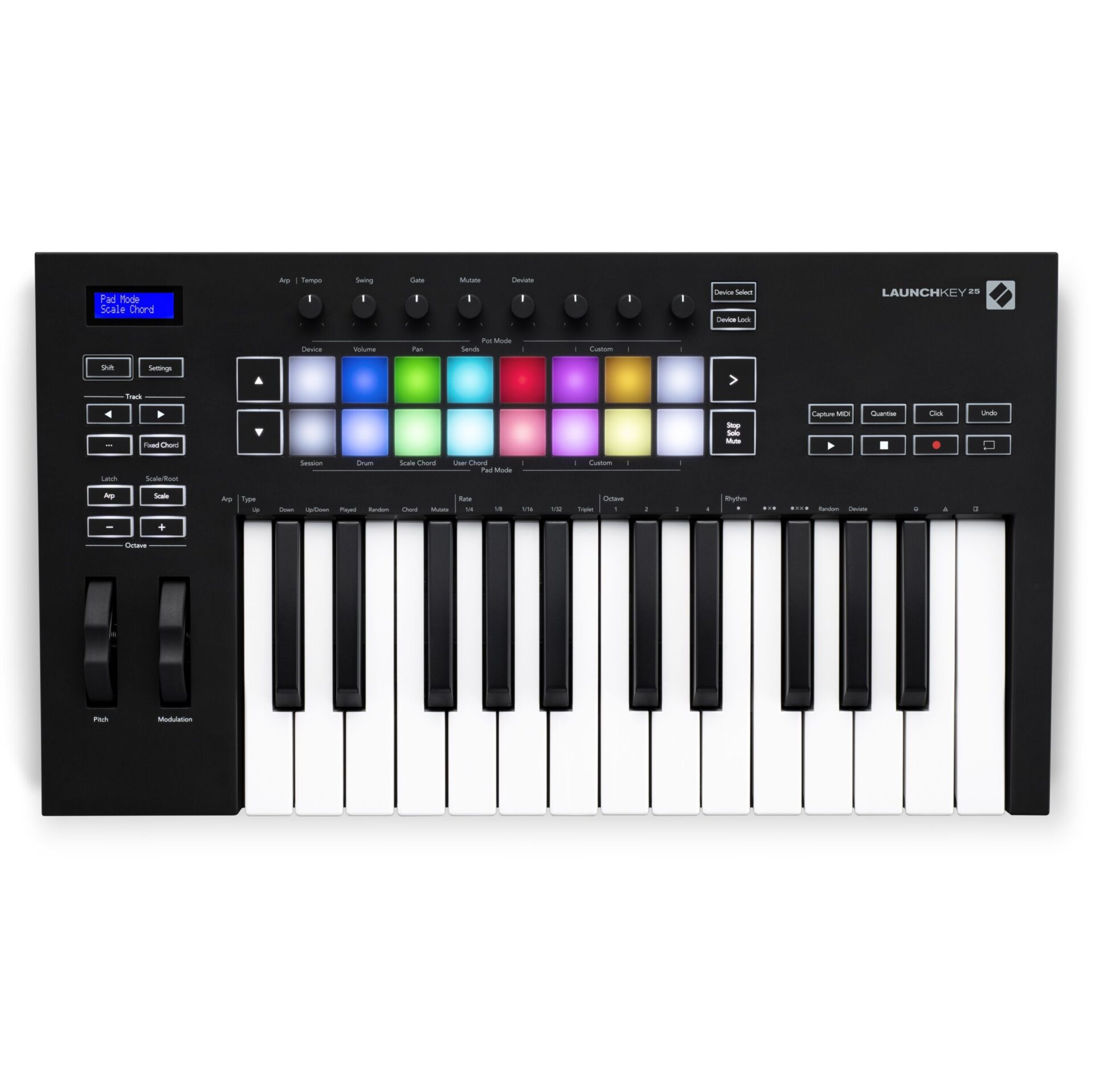 Teclado midi NOVATION LAUNCHKEY 25 MK3