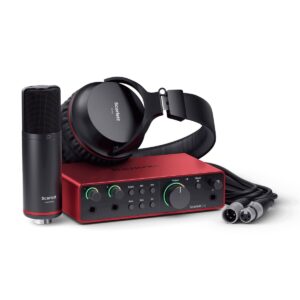 Pack Tarjeta Sonido USB FOCUSRITE SCARLETT SOLO STUDIO 4th Gen