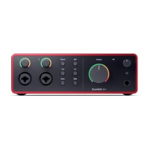 Tarjeta Sonido USB FOCUSRITE SCARLETT 4i4 4rd Gen