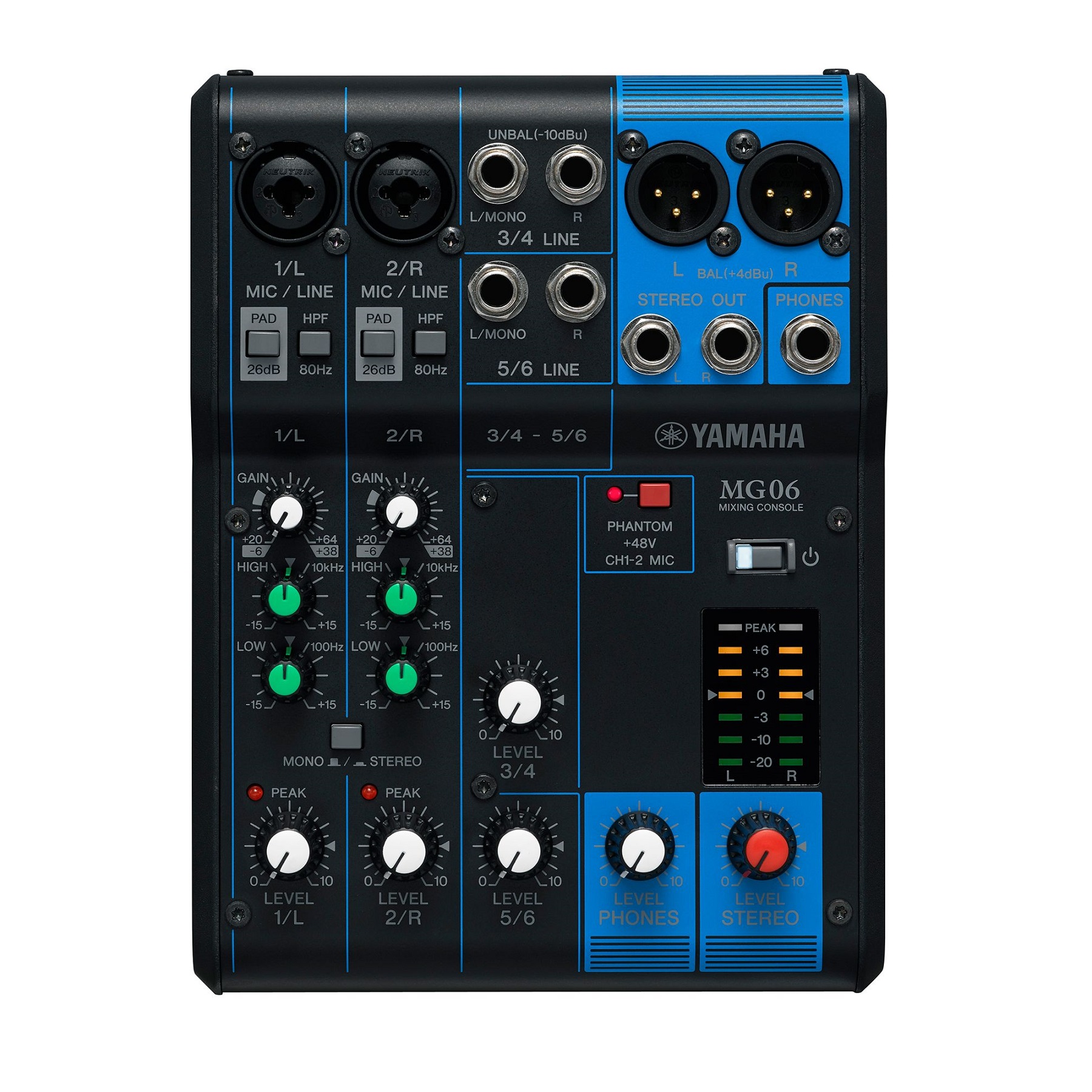 Mesa de mezclas YAMAHA MG06