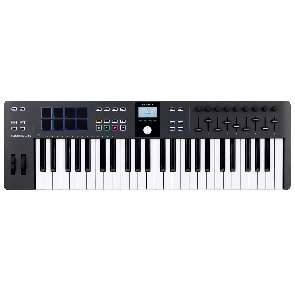 Teclado midi ARTURIA KEYLAB ESSENTIAL 49 MK3 Negro